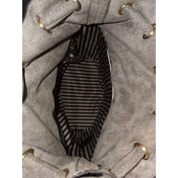 Gianni Bini Collapsable Gold /Pearl Bucket crossbody bag B000441 - Picture 10 of 12